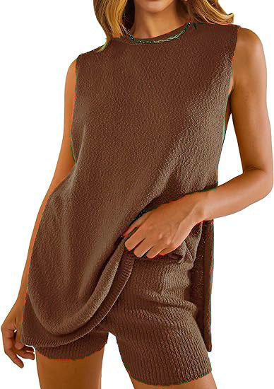 Indigo Knit Two-Piece Set