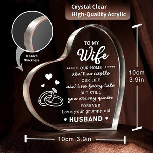 Crafted Acrylic heart-shaped Mother's Day