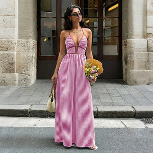 Capri Stripe Maxi Dress