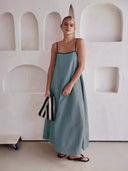 Marisol Linen Maxi Dress