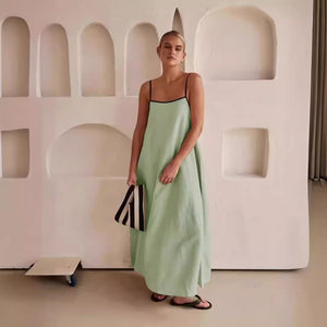 Marisol Linen Maxi Dress