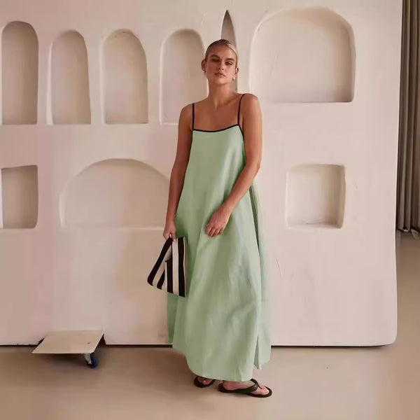 Marisol Linen Maxi Dress