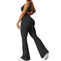 Damen-Yoga-Jumpsuit in schmaler Passform 