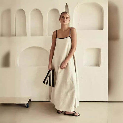 Marisol Linen Maxi Dress