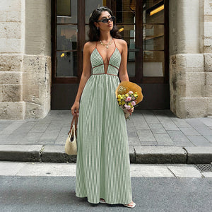 Capri Stripe Maxi Dress