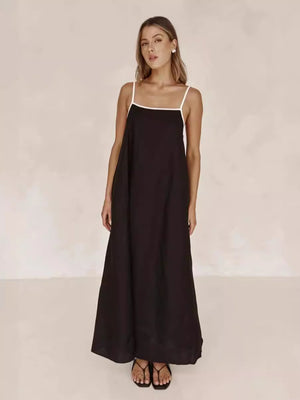 Marisol Linen Maxi Dress