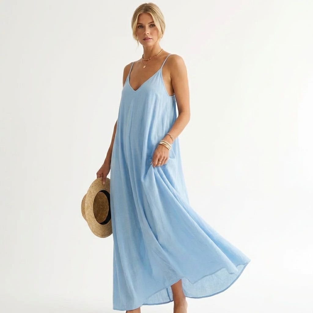 Elara Backless Maxi Dress
