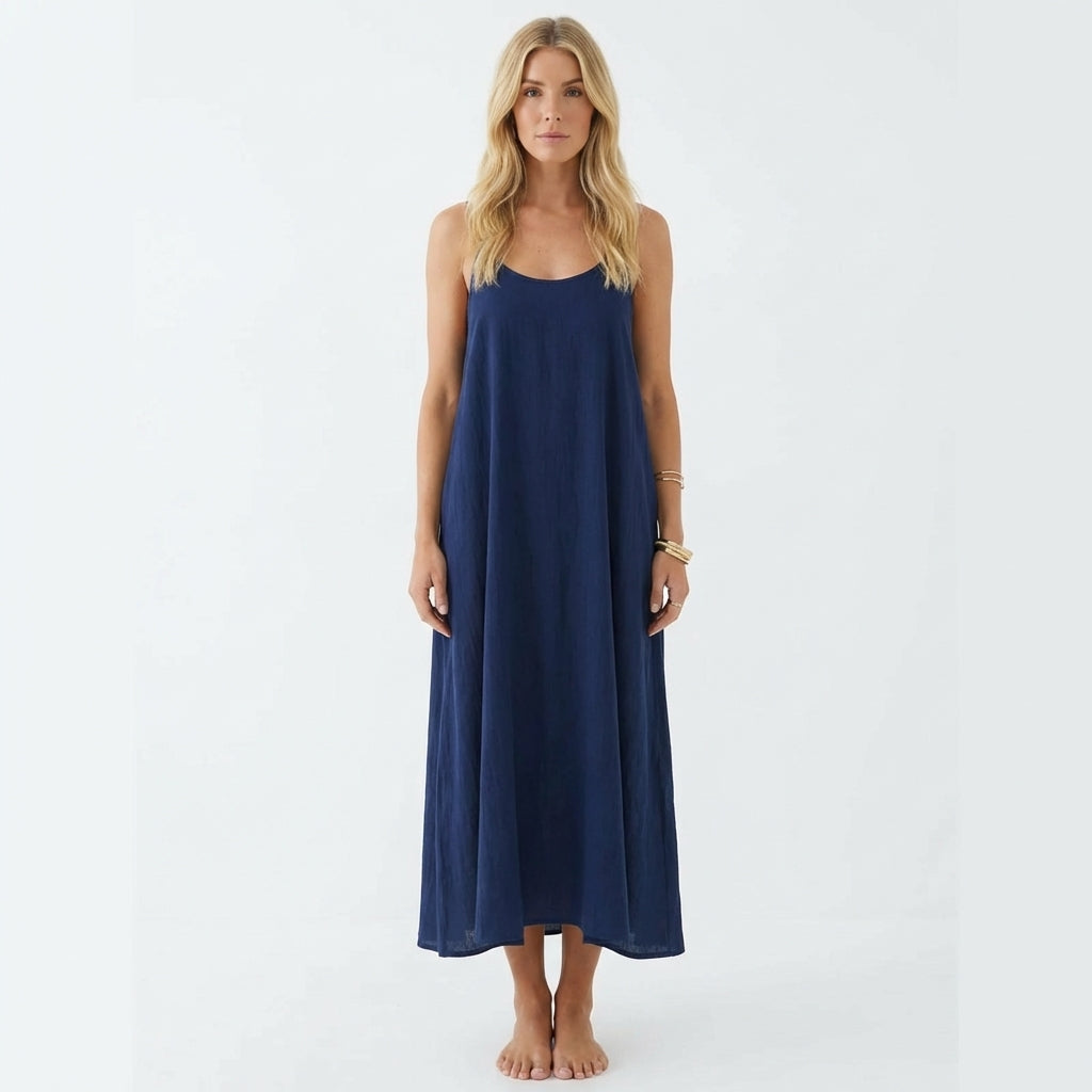 Elara Backless Maxi Dress