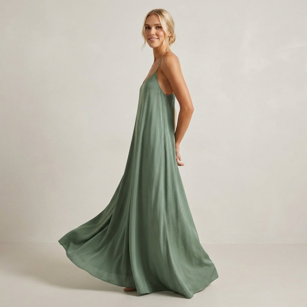 Elara Backless Maxi Dress