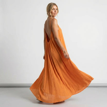 Elara Backless Maxi Dress