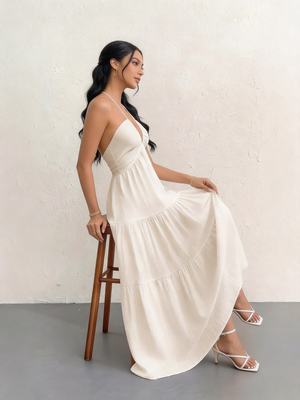 Lumière Flow Maxi Dress