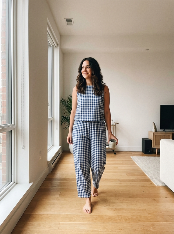 Elara Check Lounge Set™